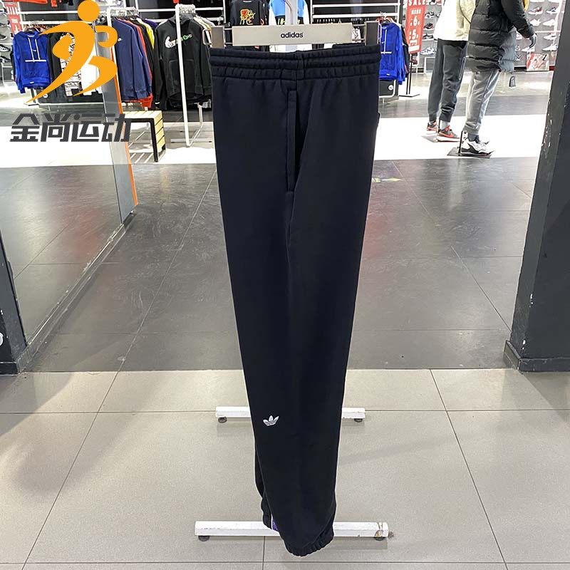 阿迪达斯三叶草新年款裤子男2021运动裤休闲裤长裤GN5447 GN5445