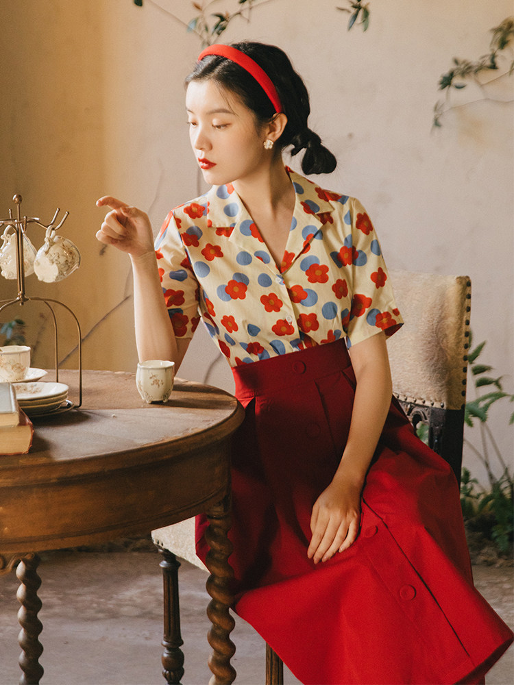 80S Nostalgic Clothing 90S Retro Hong Kong Style Women's Suit Hong