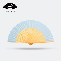 Summer Festival Chinese style summer pure color small fan with dance Han clothing vestibule fan
