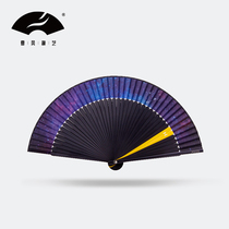 12 star star fan summer ancient and folding fan Chinese style style style and daily wind and autumn dance