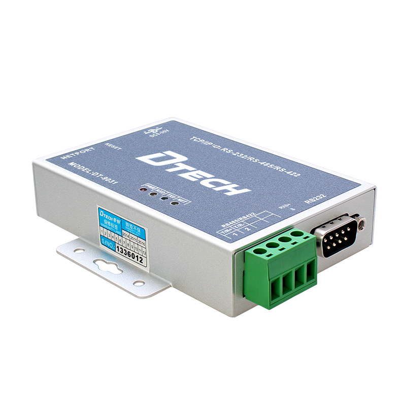digital dt-9031 serial communication server network ip / tcp to rs232 422 rs485 converter