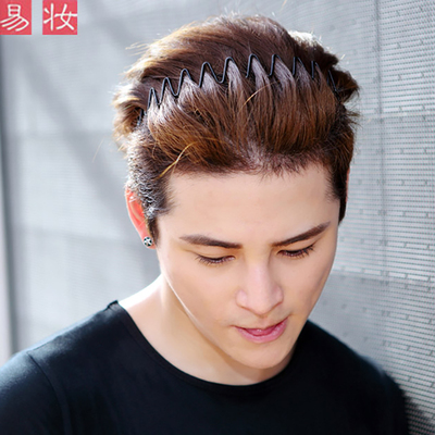 男士发箍头箍波浪发卡头饰头带 商品反馈