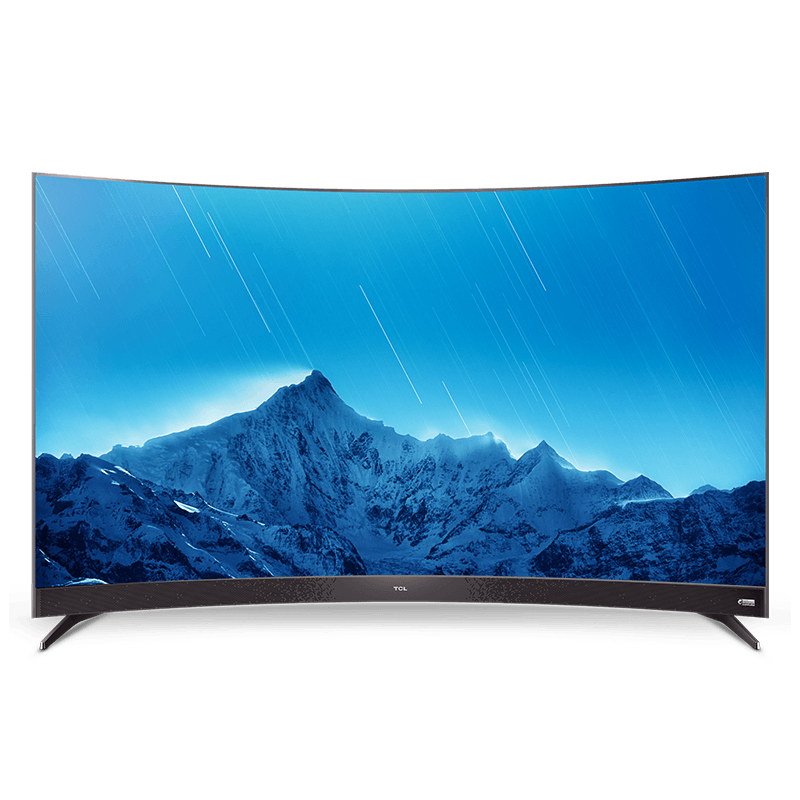 tcl 55a880c 55英寸4k曲面超薄高清人工智能网络液晶曲屏电视机