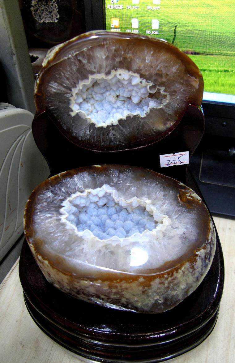 紫水晶洞原石天然水晶聚宝盆摆件招财聚财风水紫晶洞一物一图二