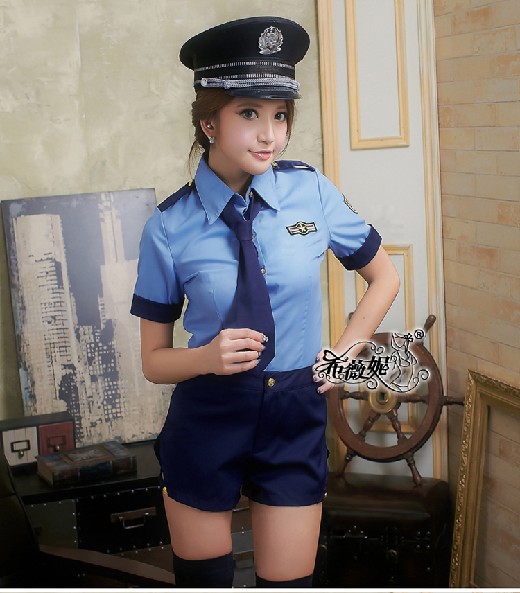 热卖酒吧夜店派对ds演出服 海军制服诱惑角色扮演女警