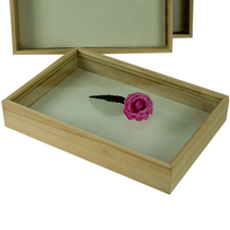 33X22X5 5 solid wood glass insect specimen box plant specimen butterfly beetle unicorn specimen display case