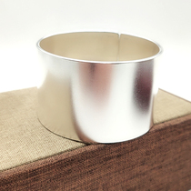 Foot Silver Silver 999 Glossy Young Simple Open Silver Bracelet