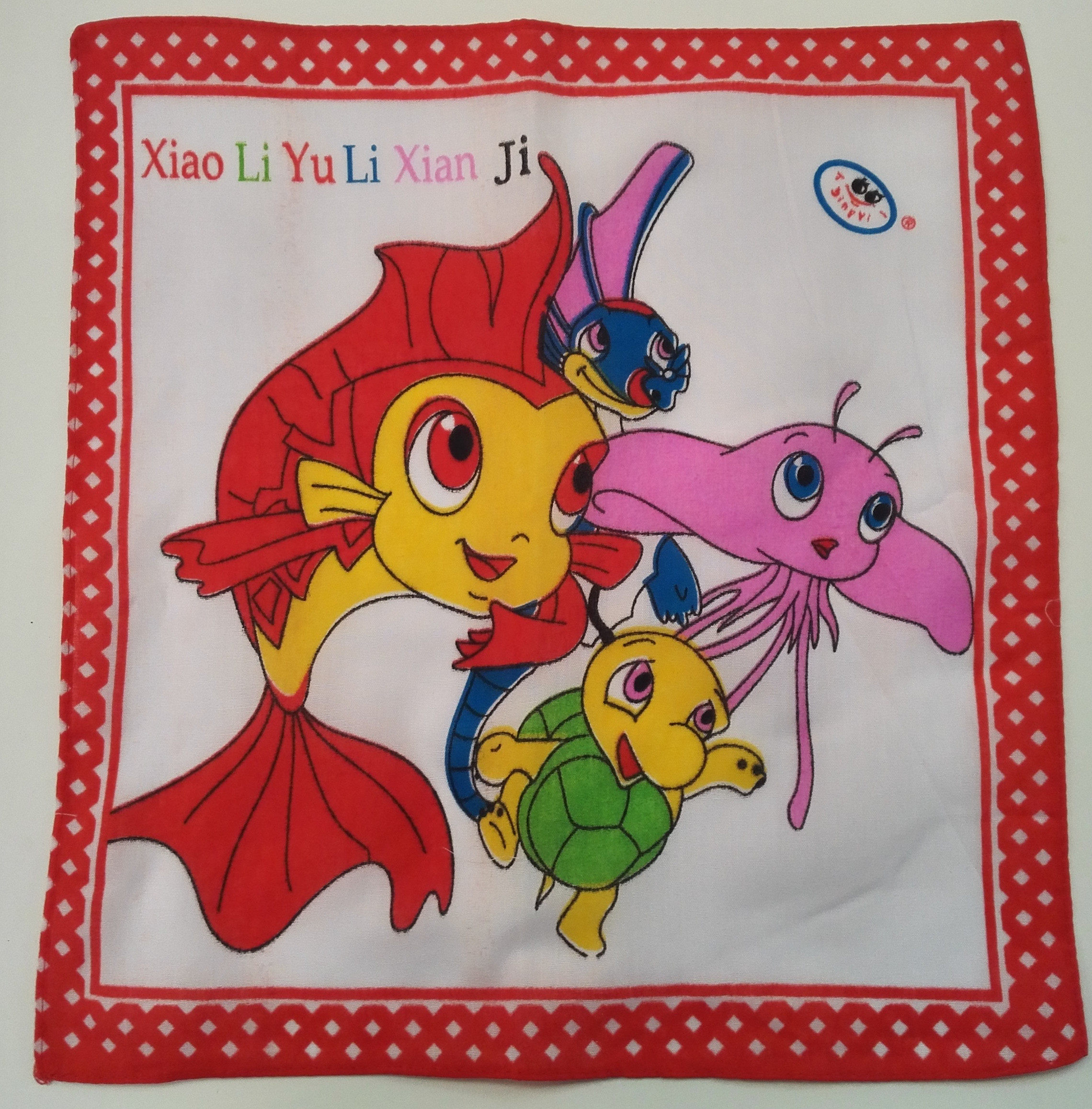 卡通手帕 儿童手绢手工折叠手帕 幼儿园