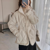 Catkins homemade with sincerity of clear clear goose down with imported mink hair down jacket female winter New 2020