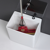 Keze square ceramic mop pool Balcony mop pool bath bathroom household mop basin Floor-to-ceiling mop pool