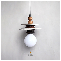 Nando Ji (7 days hair) ceramic retro Japanese style Wabby decoration homestay personality art chandelier