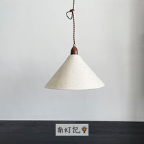Nando Ji (7 days hair) table tea room pastry Japanese Nordic semi-transparent Zen paper chandelier