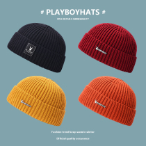 Flowers Playboy hat Mens winter melon fur Line hat Tide Cards Warm Ground Ruffling Cap Woman Autumn Winter Korean Version Knitted Hat