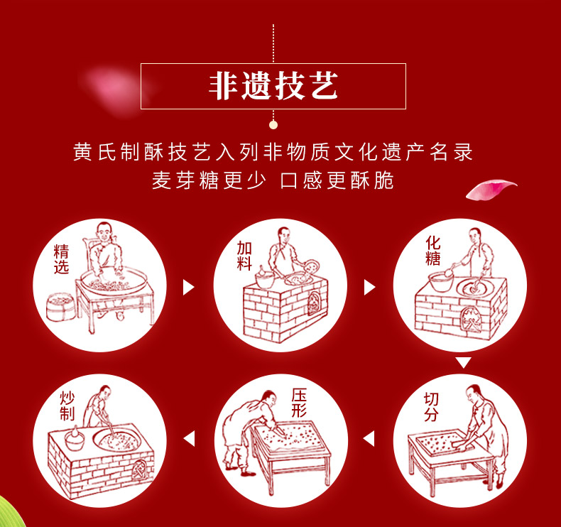 【黄老五】四川特产休闲零食花生酥零食组合