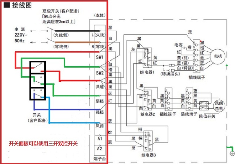 升级款松下全热交换器新风系统新风机强力去除pm2.5 fy-e15pma