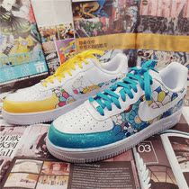 Personality guest-made hand-painted sneakers custom revamp DIY sunflowers sunflower secondary meta (without shoes