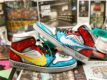 Personality Hand-painted Sneakers Custom revamp DIY Dragon Ball secondary Yuan Sun Wukempi Begita Graffiti (Custom Fee