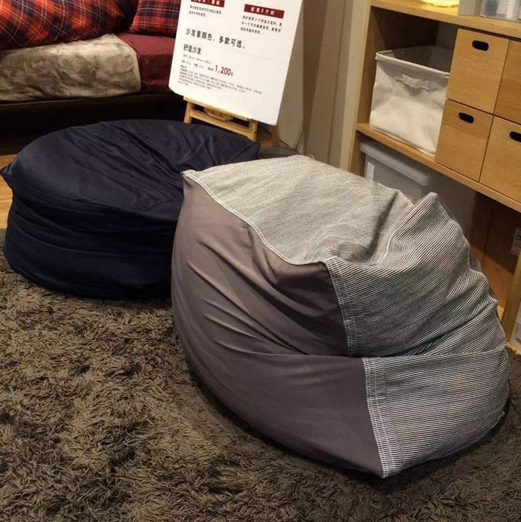 MUJI Lazy Sofa Muji Single Bedroom Creative Removable And Washable Bay Window Bean Bag Tatami MUJI Lazy Sofa Muji Single Bedroom Creative Removable And Washable Bay Window Bean Bag Tatami