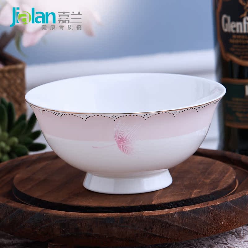 Garland ipads China 6 inches tall foot rainbow such use large capacity domestic ceramic bowl bowl of soup bowl of salad bowl