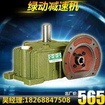 Green gear reducer worm gear small reducer wpdo reducer micro vertical household transmission gearbox