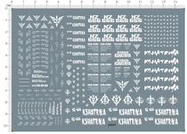 Gundam Model HG NEO Kshatriya NZ-666 Kshatriya Special Water Sticker (62027)