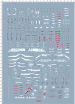 Gundam PG Zeta Gundam MSZ-006 Z Gundam Special Water Sticker (60803)