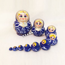 () ten-story large belly Russian kit Wooden Toy Craft Gift Xu May Doll Home Swing