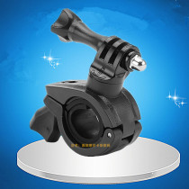 Suitable for mountain dog camera recorder motorcycle handlebar bracket sports camera rearview mirror front mounting accessories clip