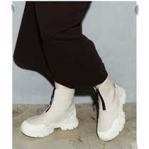 Meta Gas Purchase Japan Straight Mail Emmi Shaka TREK ZIP BOOTIE AT Joint High Helper Women Boots