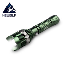 Male Wolf Outdoor Led Intense Light Flashlight Afar FOCUS ZOOM OUTDOOR CAMPING DAILY CHARGE Small Hand Electricity