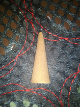 Try Laoshan sandalwood grain size tower incense Buddha incense size 3 5*1 3 cm 2 cents a grain