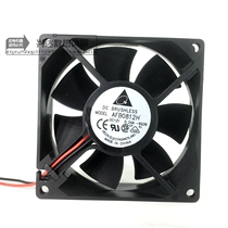 Delta AFB0812H 8cm 8025 12V 0 24A three double ball chassis power supply cooling fan