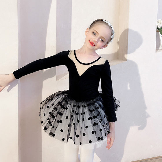 Children's dance suit autumn and winter long-sleeved girls' practice suit split suit grade examination suit black ballet Chinese dance
Children's dance suit autumn and winter long-sleeved girls' practice suit split suit grade examination suit black ballet Chinese dance
