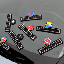 Car temporary parking plate telephone number plate creative personality cartoon mobile car mobile phone number parking card
