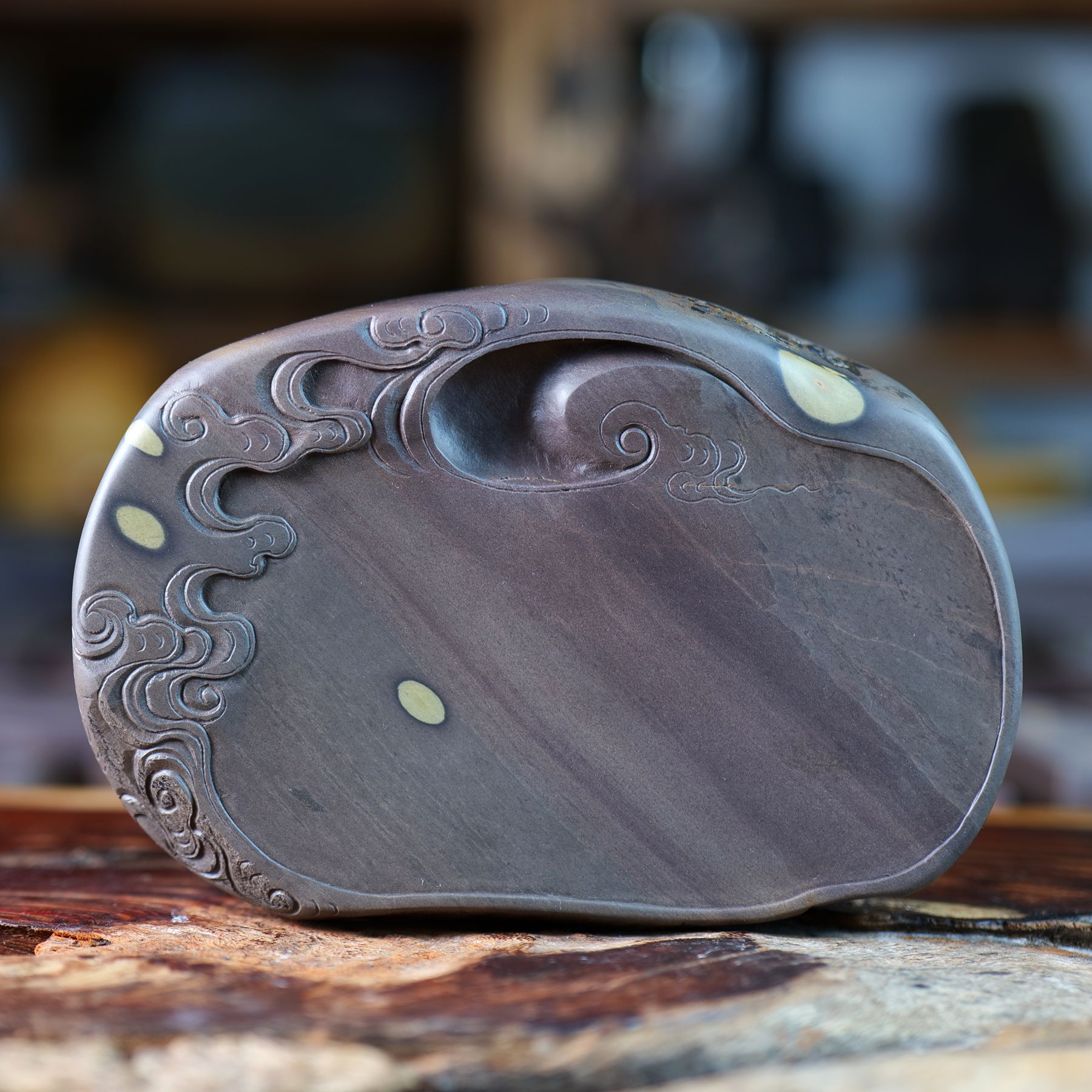 希少品 端硯 綠端 文房具 端渓硯 珍品 中国 書道 硯 書画道具 天然原石 手彫り K102 硯 緑端渓硯 9\u0027長方 中国文房四宝 : 中国貿易CTCオンラインShop