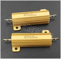 Imported from Mexico 10R 50W DALE RH-50 10Ω 10 OHM aluminum shell wire wound resistor