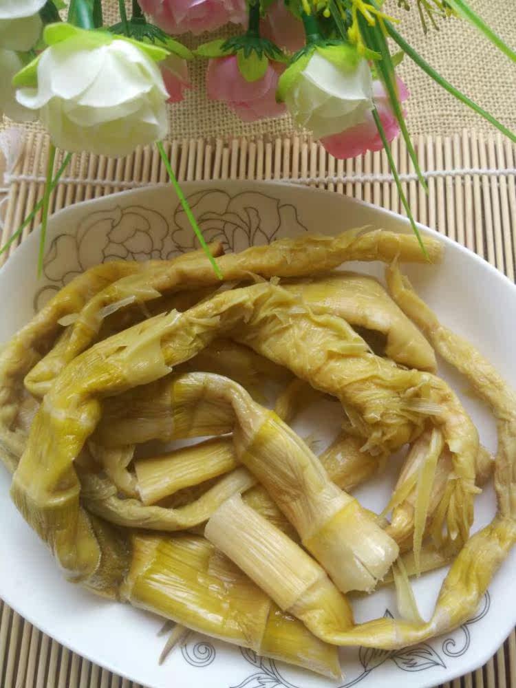 3份包邮 宁波奉化羊尾笋 农家传统烤制盐笋干 扁尖笋 咸笋干500克