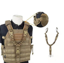 New American single point gun strap nylon single double point mission tactical vest strap CS water bullet gun strap