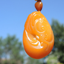 Dialect for the text-to-speech features is available Hetian jade preferential only 3.6 million yuan Jiang Hi rare famous native Golden Topaz seed material pendant sub-F