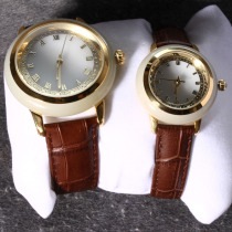 Dialect and Tian Jade boutique white jade luxury electronic watch men and women couples with certificates to give back to Jade friends A