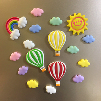 Cute cartoon Korean creative three-dimensional trinkets refrigerator stickers fun magnetic stickers decorative cover side stickers