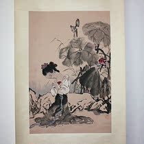 Liu Zinsus female figure was created with Xuan and ink