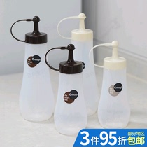 Japan imported inomata food sauce bottle tomato salad dressing squeeze bottle plastic lid kitchen separate bottle