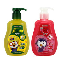 South Korea Imported Pororo Pop Music Kids Press Pressure Strawberry Banana Fruit Liquid Toothpaste 250g