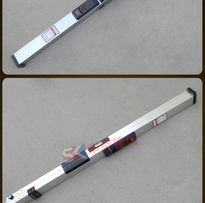 2米工程检测尺 垂直检测尺 2m靠尺 温州南方折叠铝合金两米水平尺