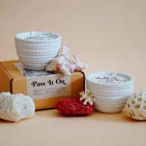 PASS IT ON growable scented candles gift ornaments plant essential oil soy wax to soothe the nerves and sleep fragrance