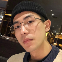 8090s Harbor Wind Golden Silk Spectacle Frame Men Svenu Original Juku Half Frame Worthy of Myopia Degree Eye Frames Woman