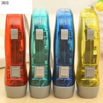 Flashlight led strong light charging outdoor long-range hand pressure self-generating bright home student Mini Portable