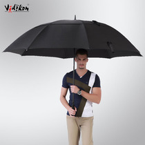Widiken Umbrella Mens Business Umbrella Super Wind Umbrella Double Umbrella Long Handle Custom logo Advertising Umbrella
