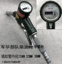 Military China troops refueling gun diesel gun methanol gun LJ-S military machinery refueling gun with meter oil gun